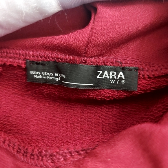 Zara Berry Oversized Sweatshirt - Picture 5 of 7